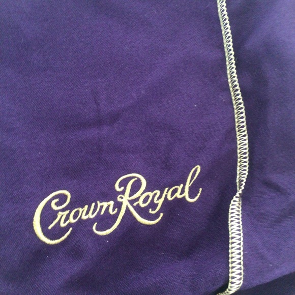8 Crown Royal 9'' Draw String Purple Bags - Picture 3 of 5